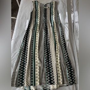 Petite Smocked Chest Midi Sun Dress